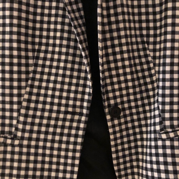 Zara Gingham Blazer - Picture 3 of 5